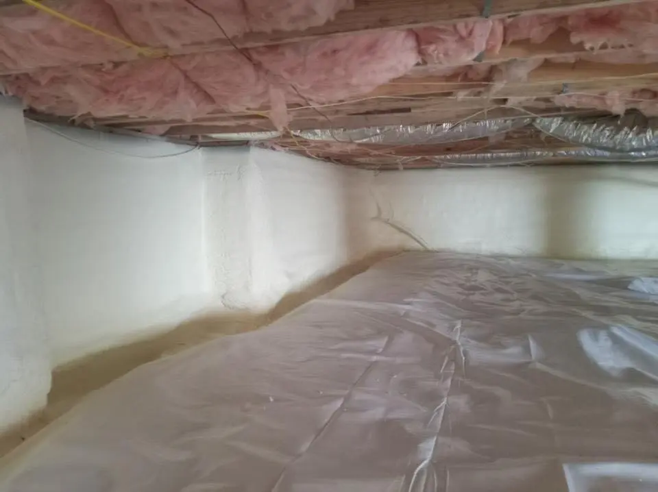Crawl space encapsulation with closed-cell spray foam for Spray Foam Roofing in Cypress Gardens